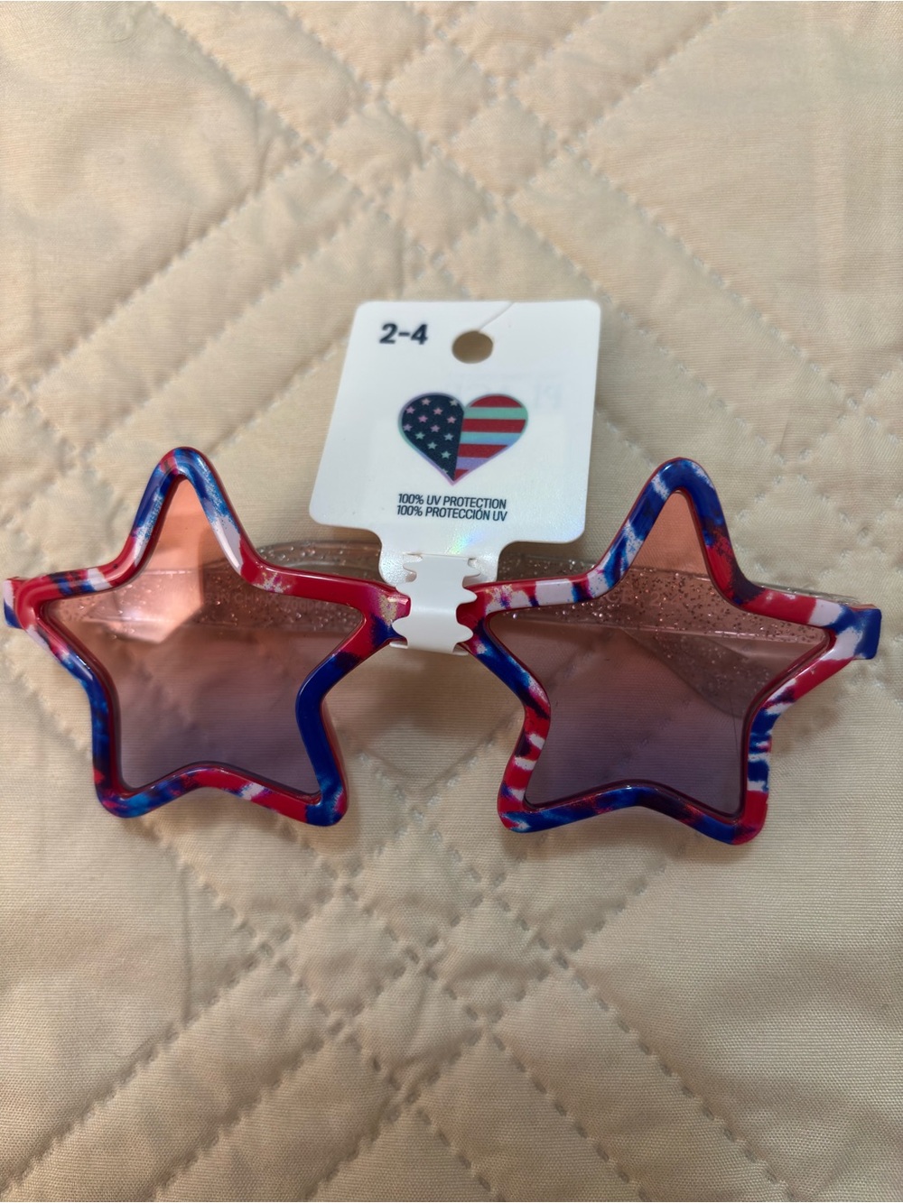 The Children's Place Star-Shaped Sunglasses in Red and Blue
